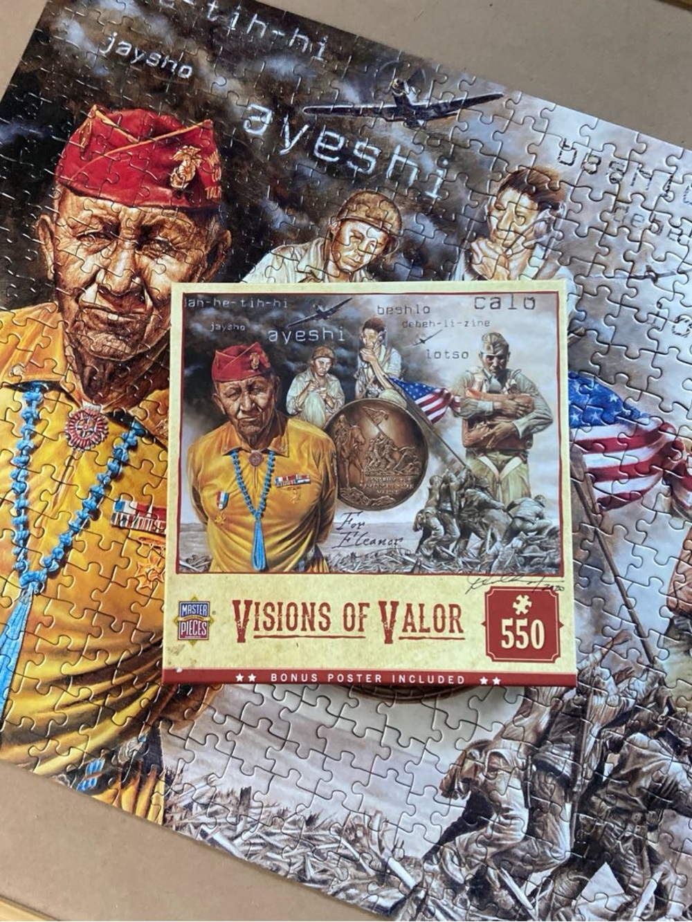 MasterPieces Visions of Valor 550-Piece Jigsaw Puzzle 🎨 David Behrens signed